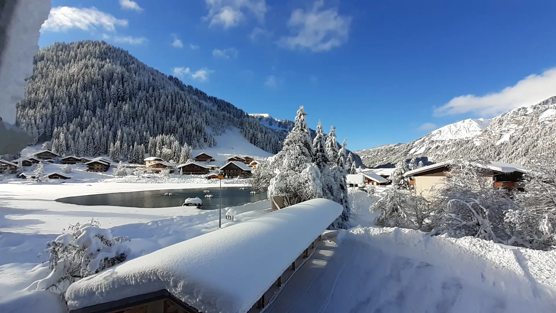 Chalet l'Orée du Lac en hiver