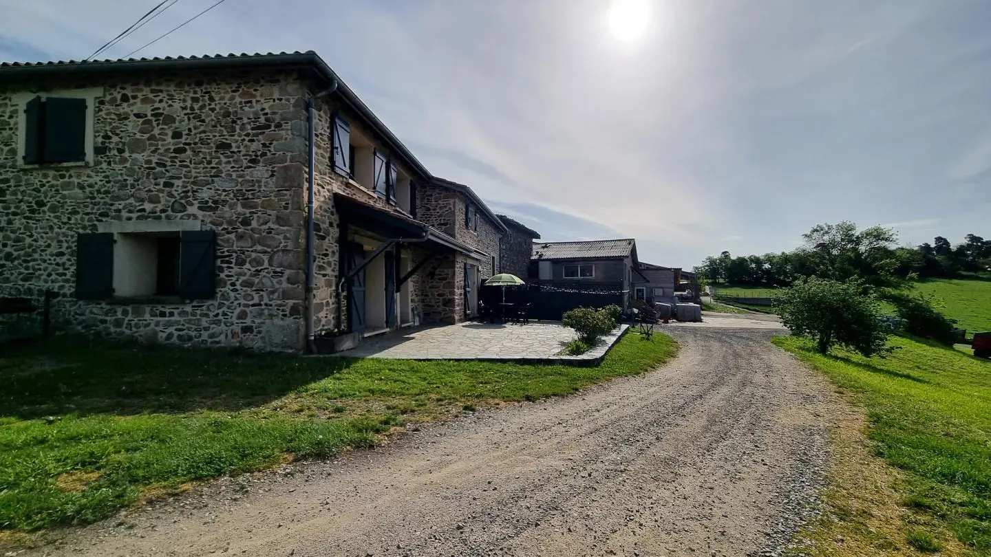 Accès du gîte au coeur de la ferme en activé.