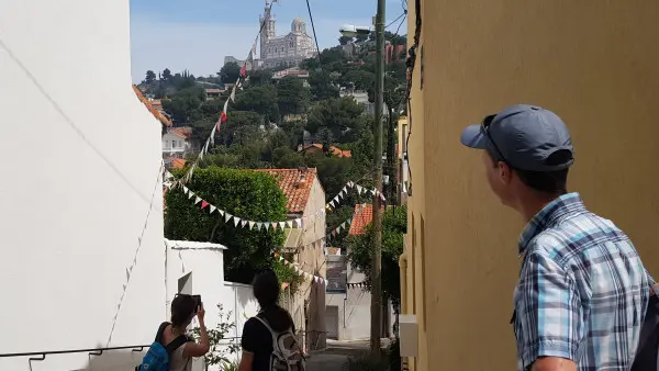 Randonnée/jeu de pistes autour de Notre-Dame de la Garde