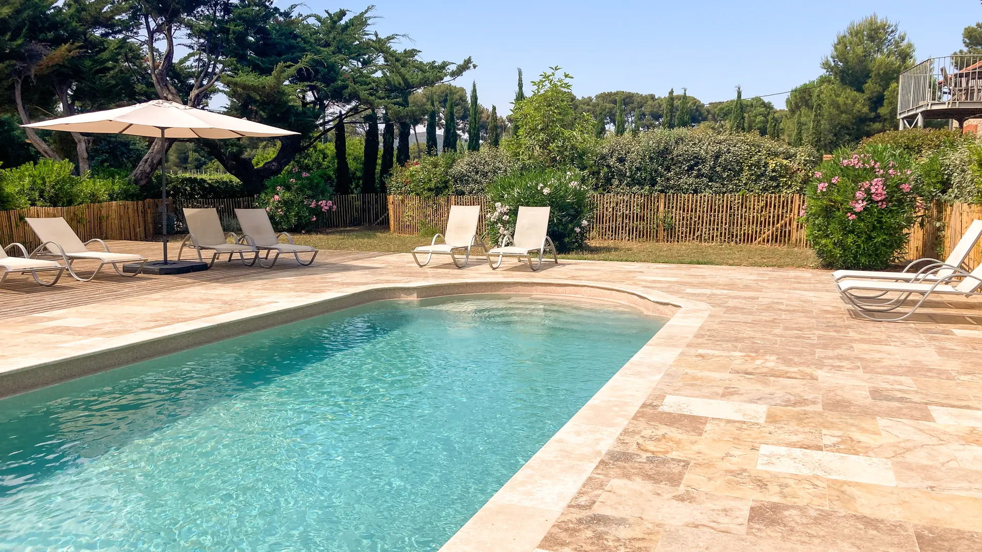Piscine partagée