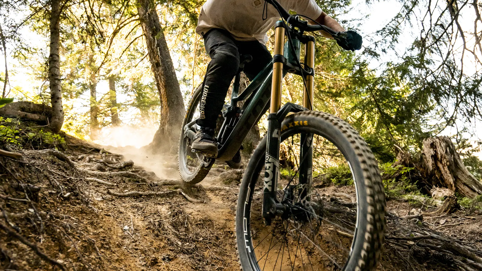 Piste VTT Coup de fouet du Bike Park de Châtel