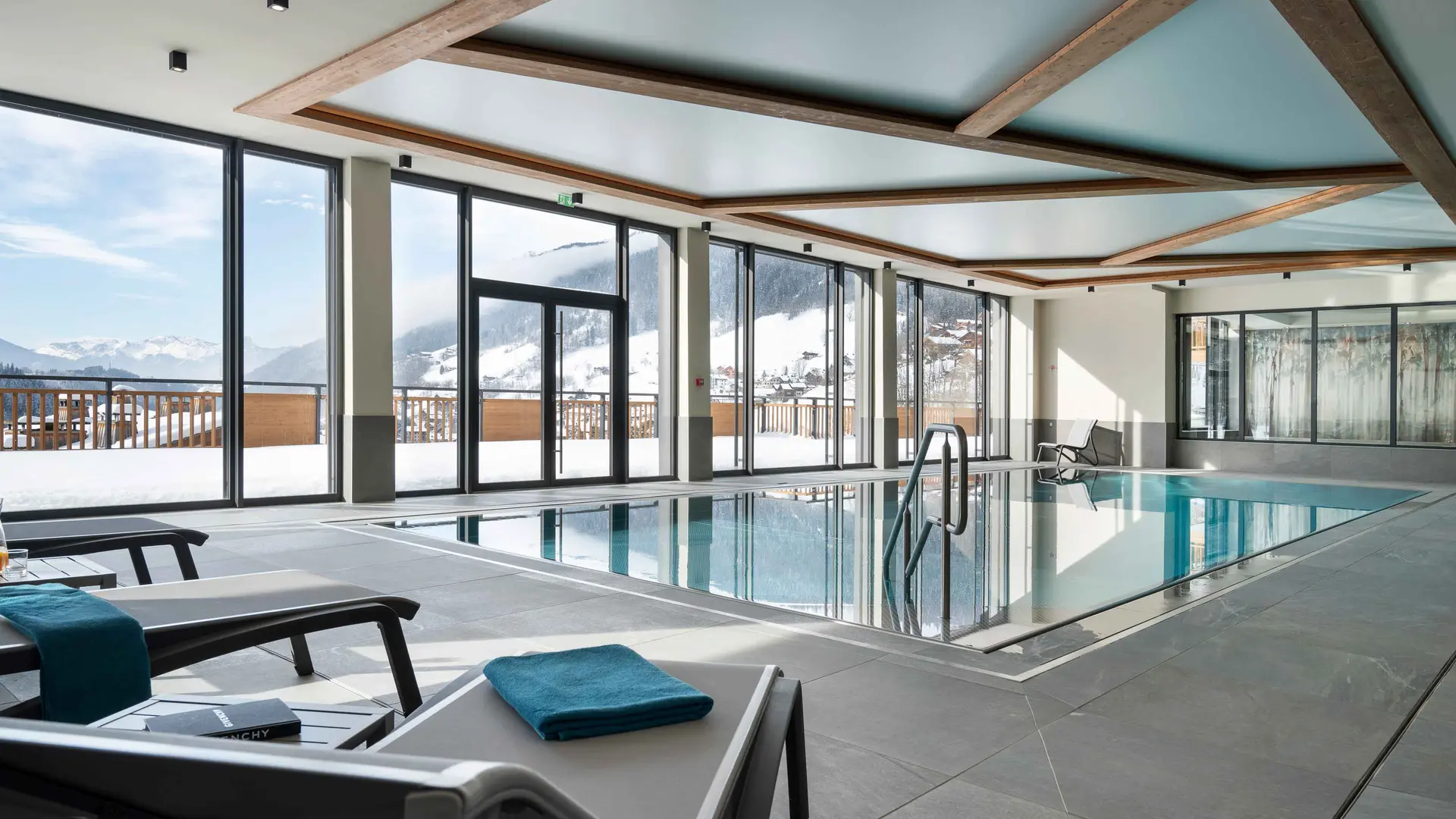 Heated indoor pool