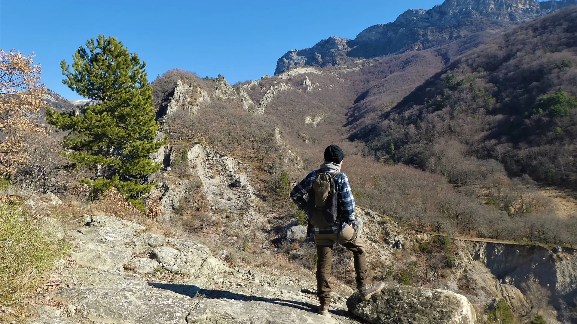 Une pause pour contempler le paysage !