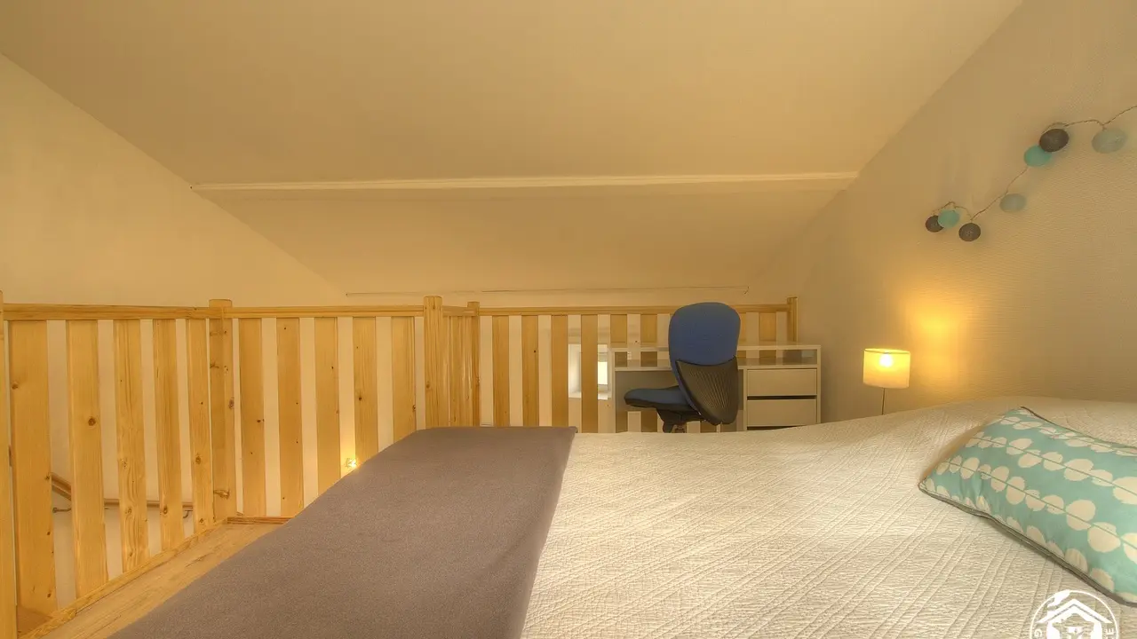 chambre du gîte le cocon , 2 couchages