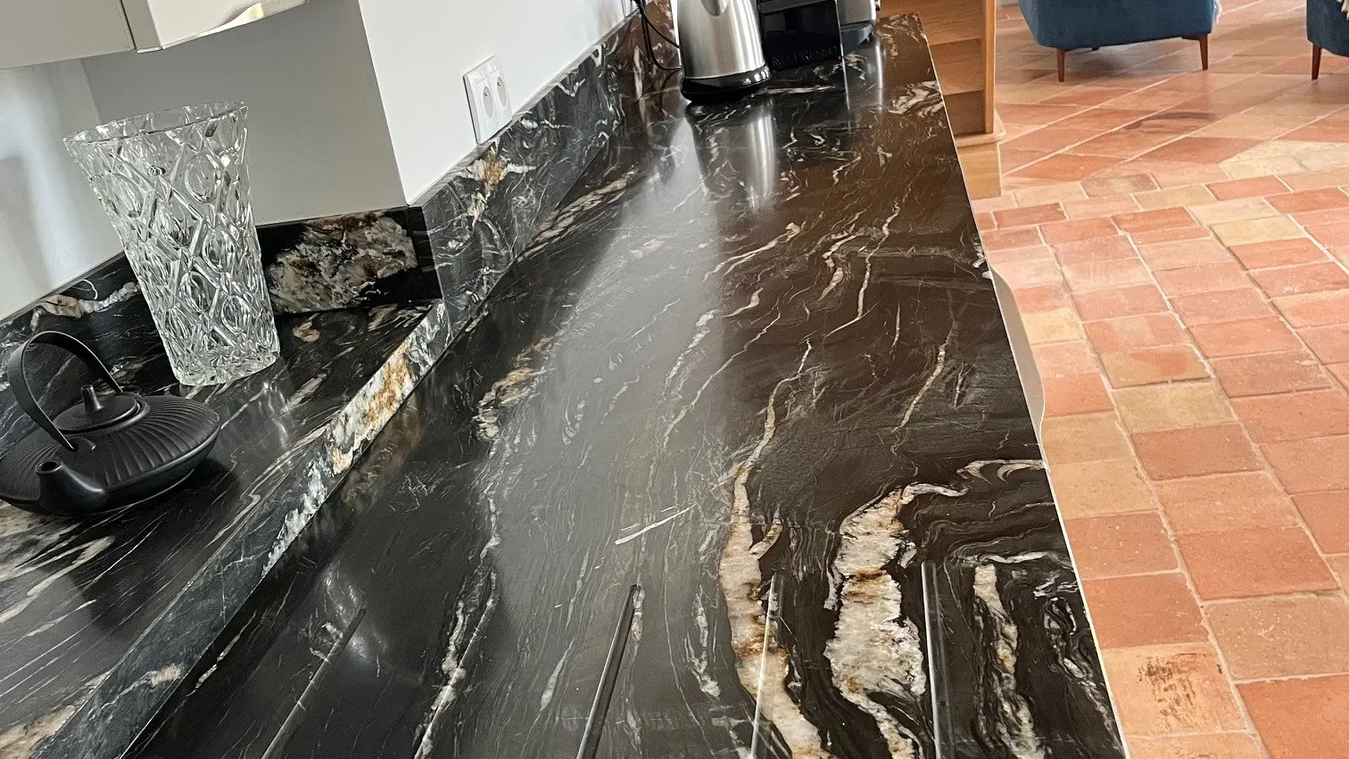 Worktop in the kitchen