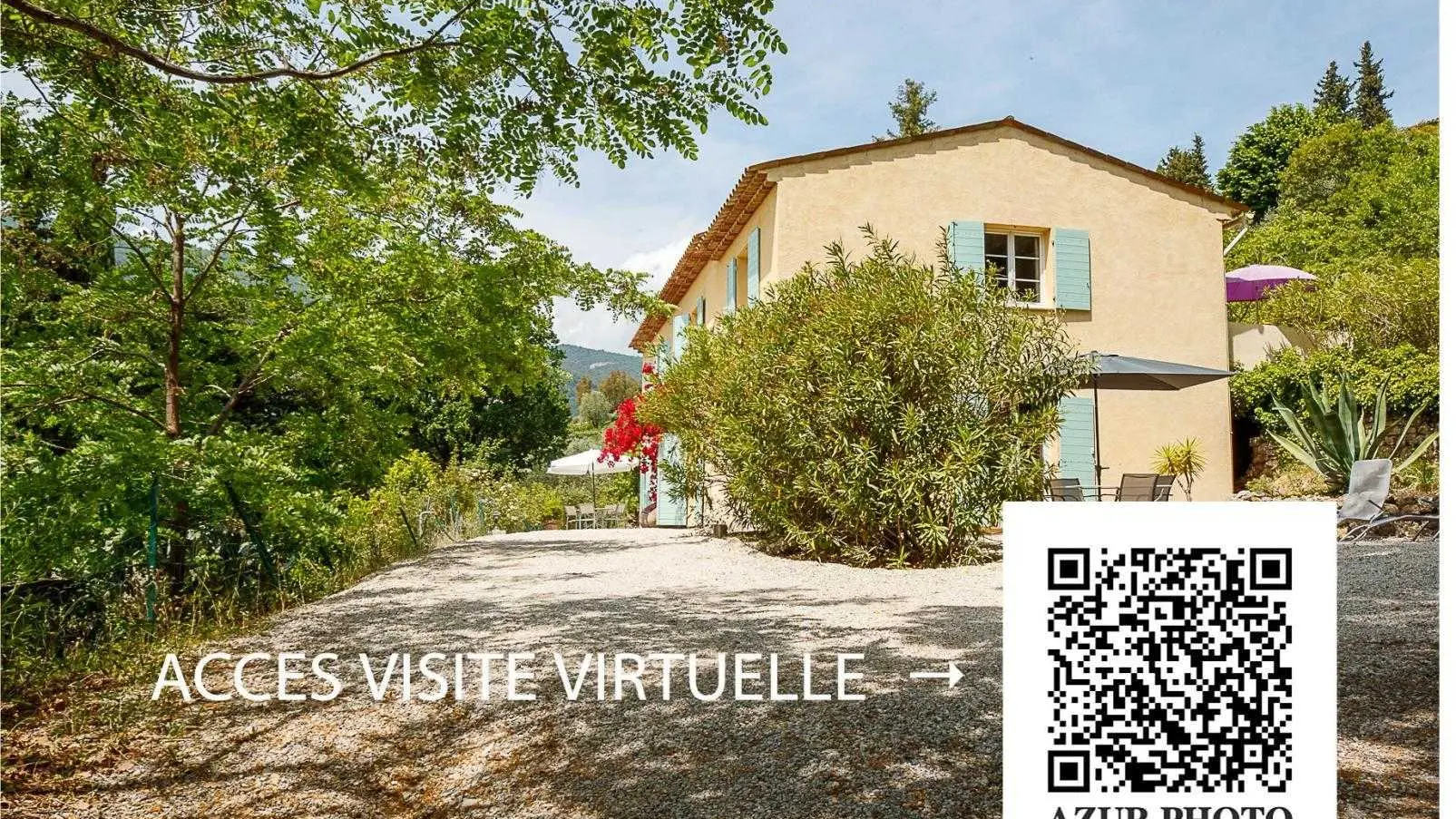 Scannez le QR Code et visitez le Gîte Côté Sud Grasse Gîtes de France Alpes-Maritimes