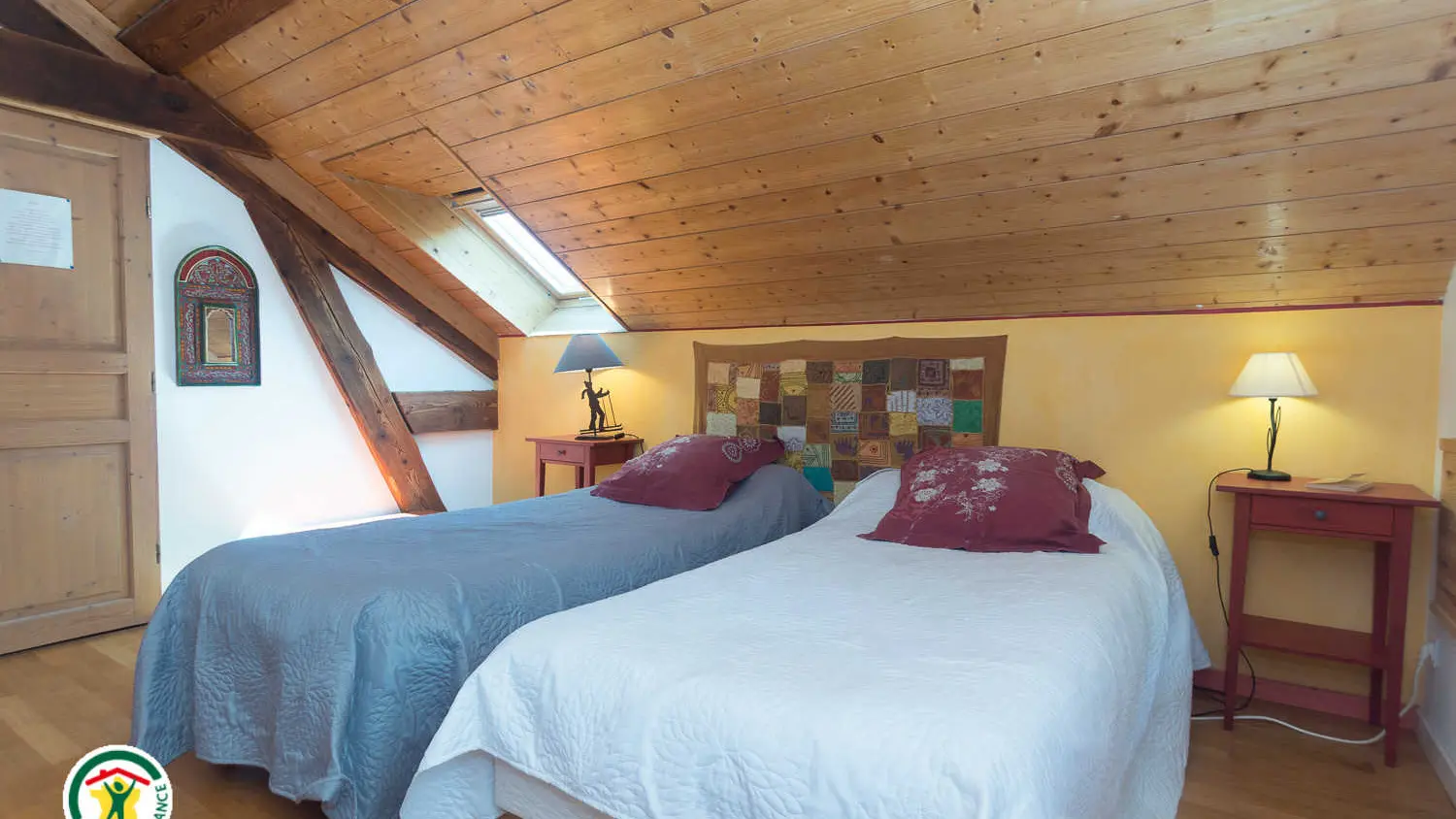 Chambre Orion au 2ème 2 lits 1 pers, s.d'eau-wc