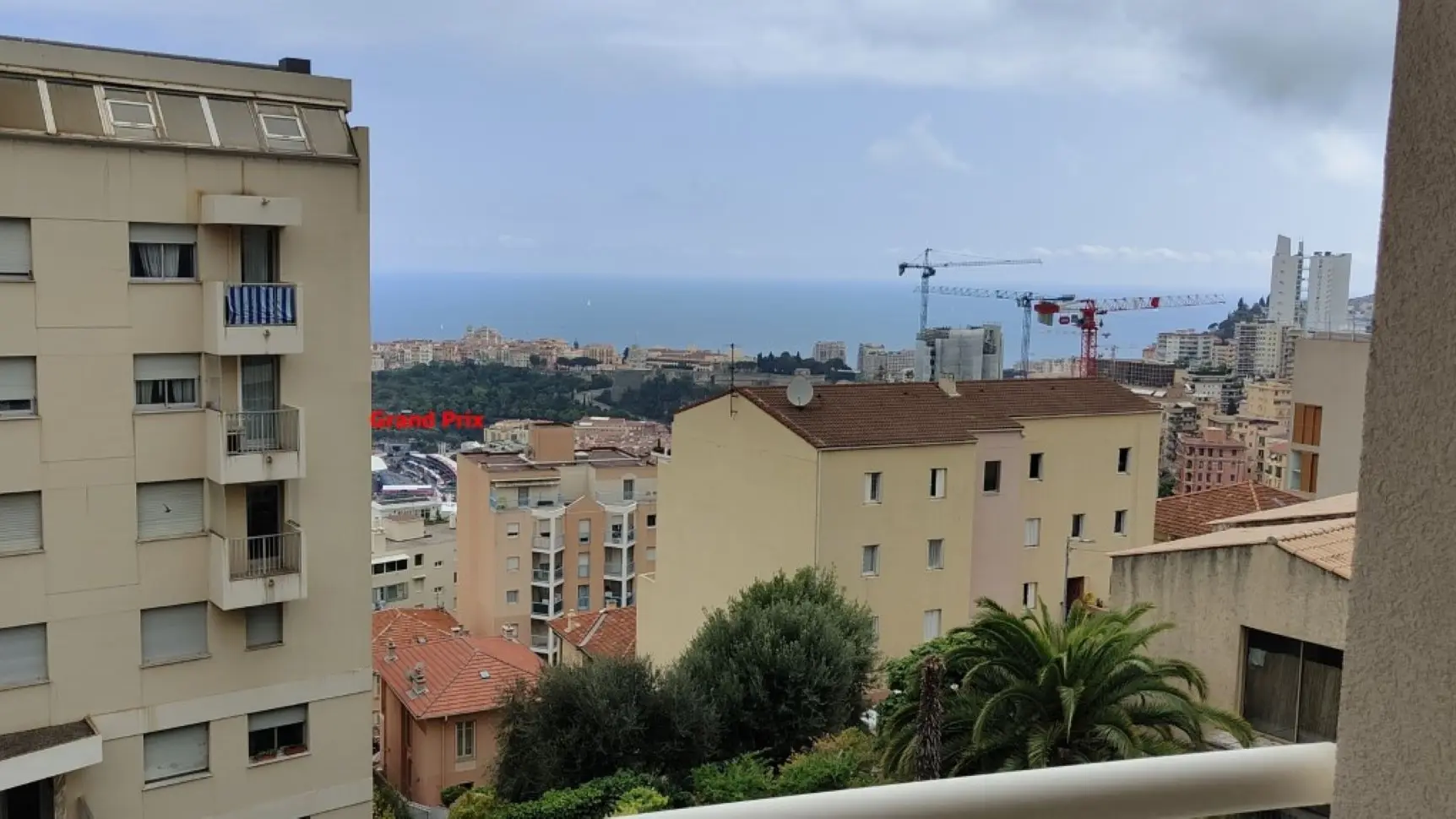 Vue mer depuis la terrasse