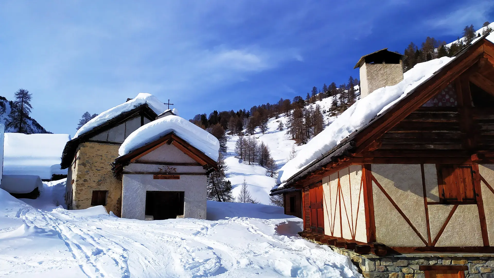 Beau temps et enneigement aux chalets du Granon