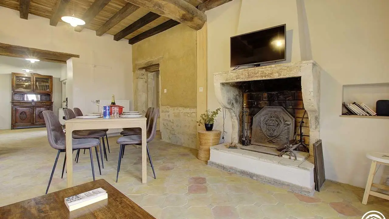 Séjour - cheminée (en déco)