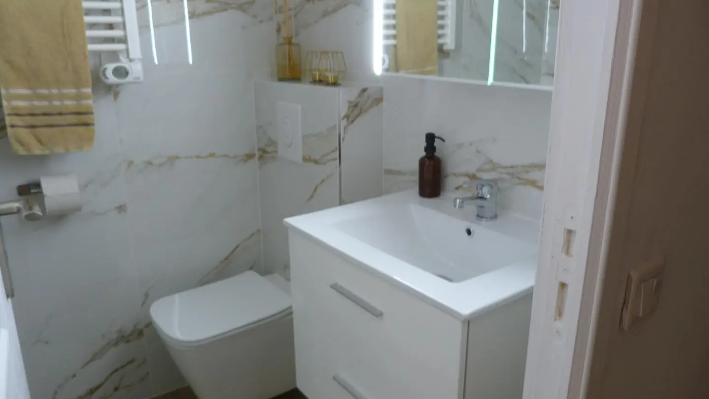 Salle d'eau - Citybreak Le Patricia - Menton - Gîtes de France Alpes-Maritimes