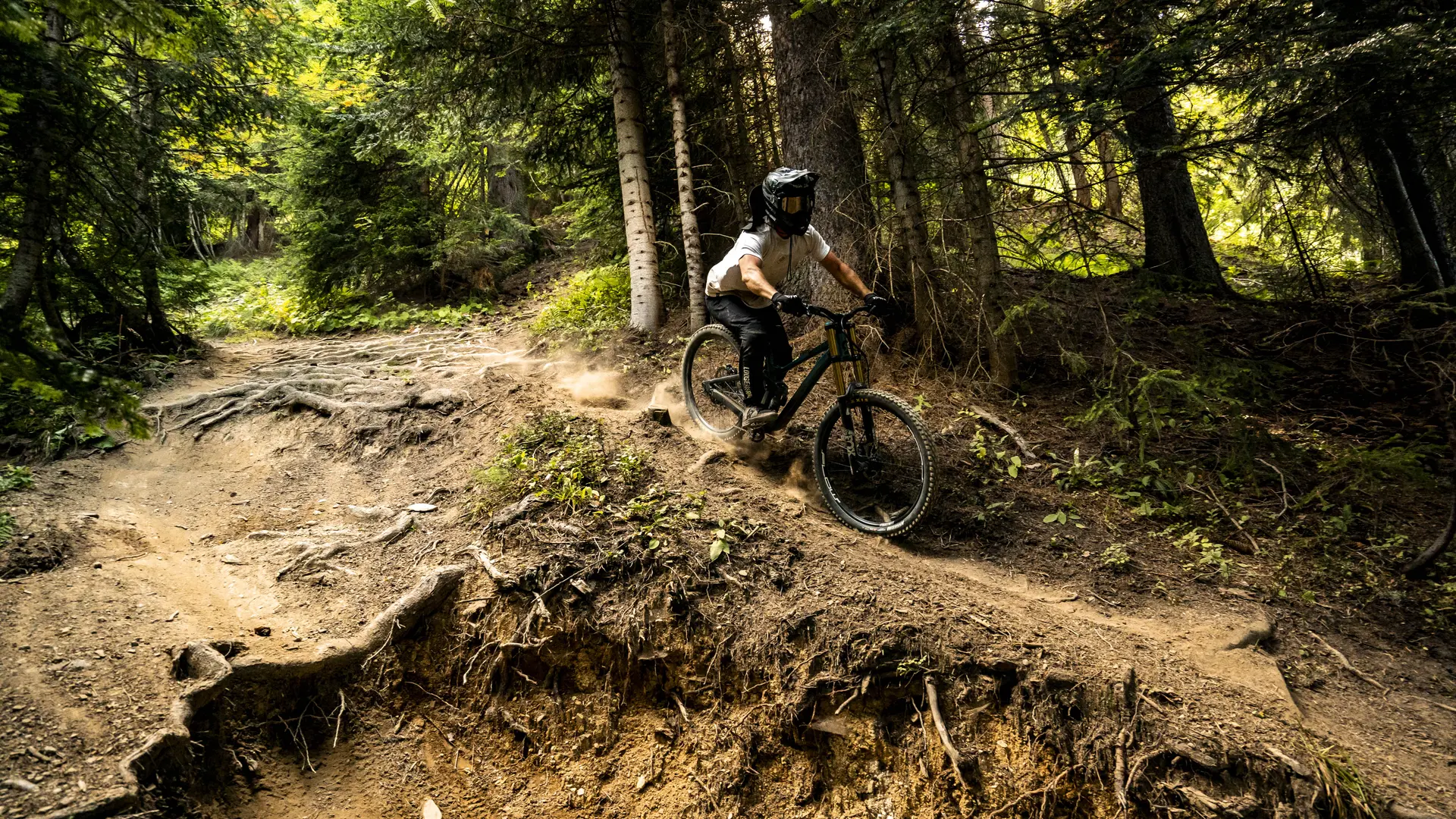 Piste VTT Coup de fouet du Bike Park de Châtel