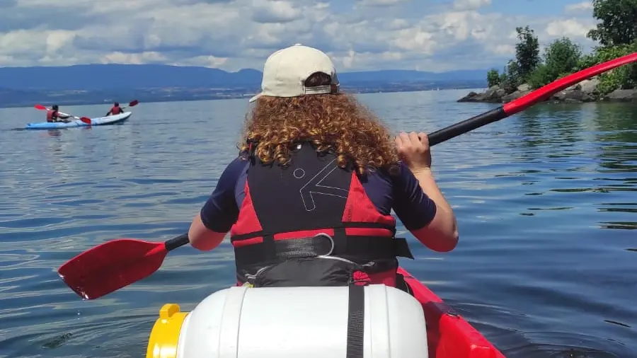 Balade en kayak sur le Léman