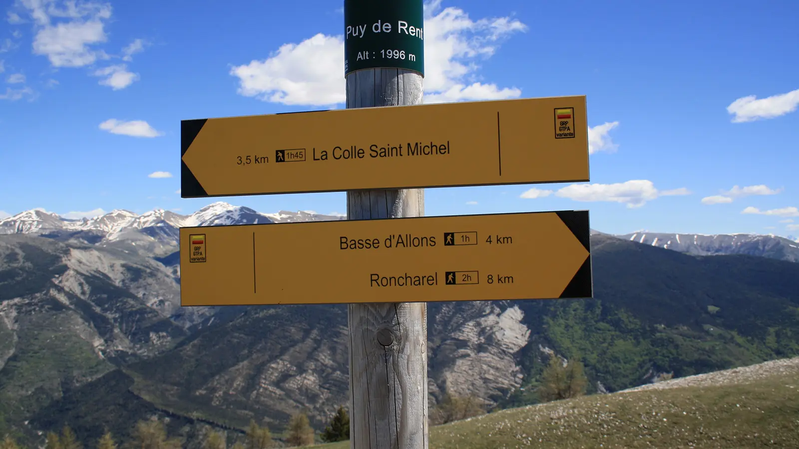 Le Puy de Rent 1996 m