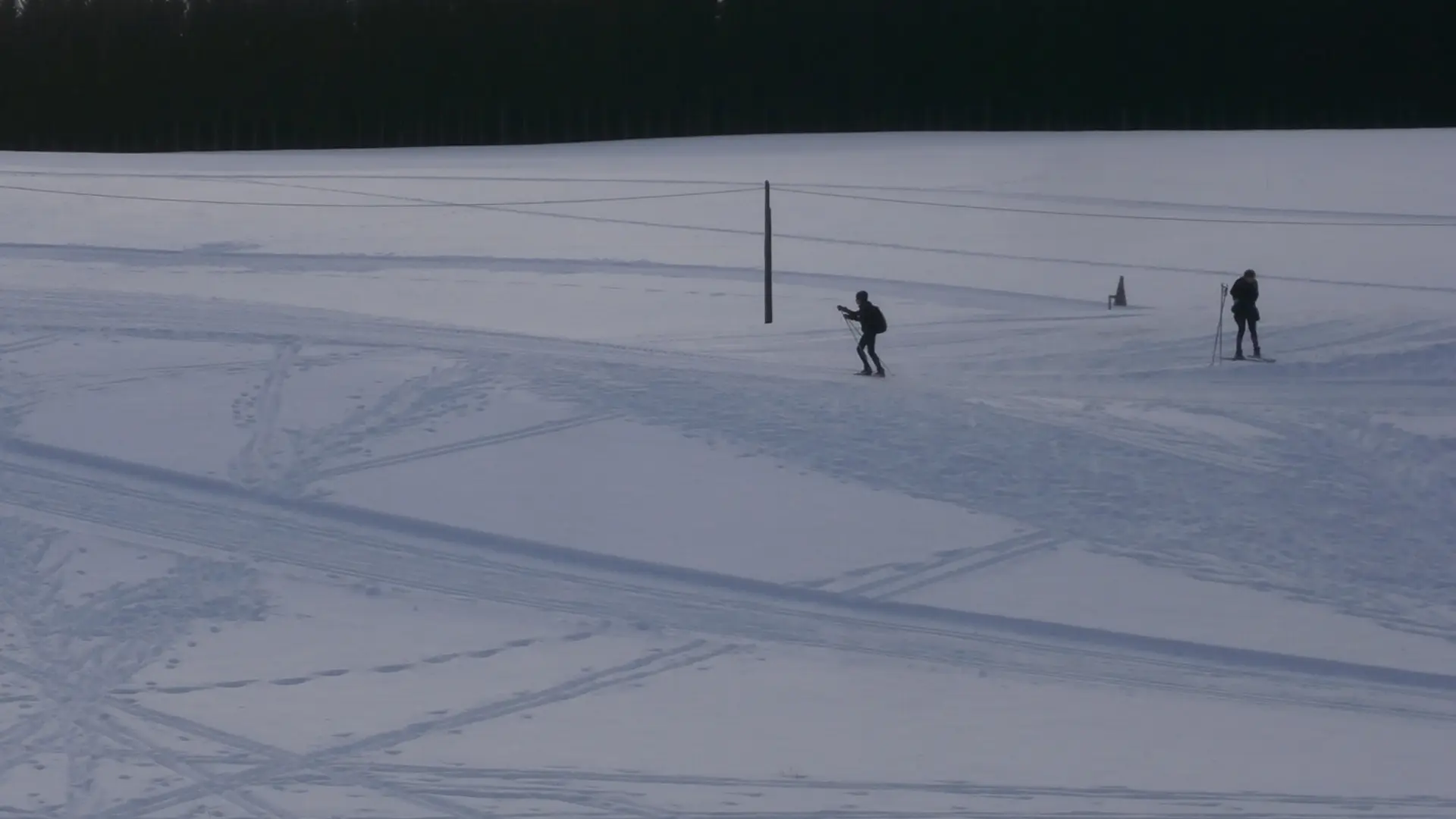 Skieur de fond à Lachat