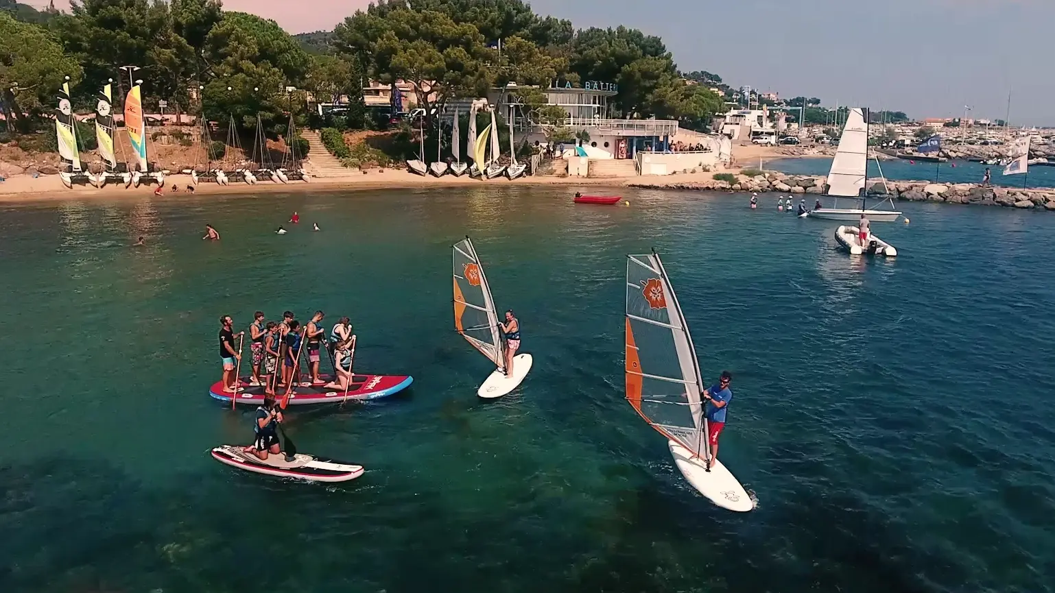 Stage et cours de voile