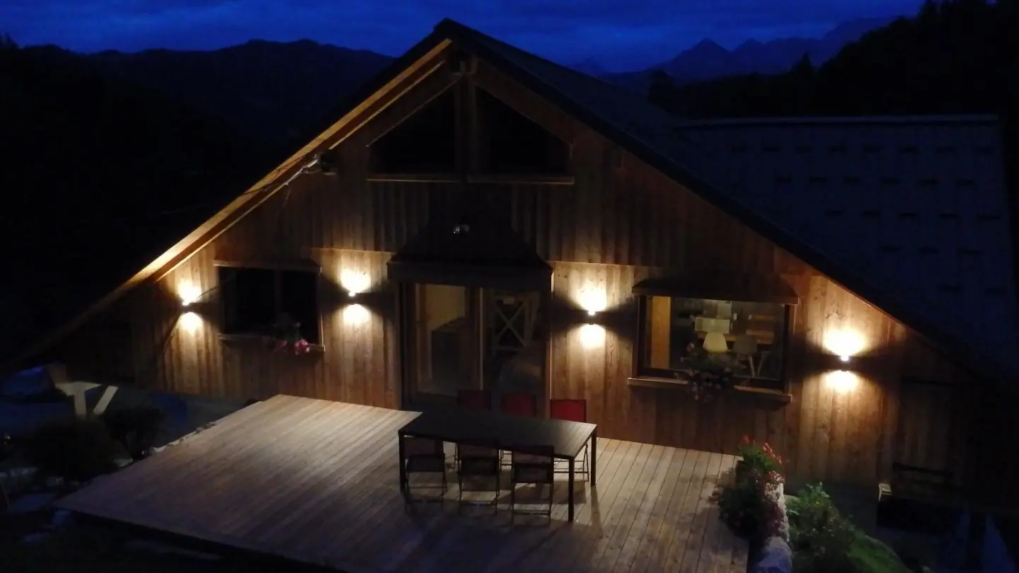Ambiance depuis le bain nordique
