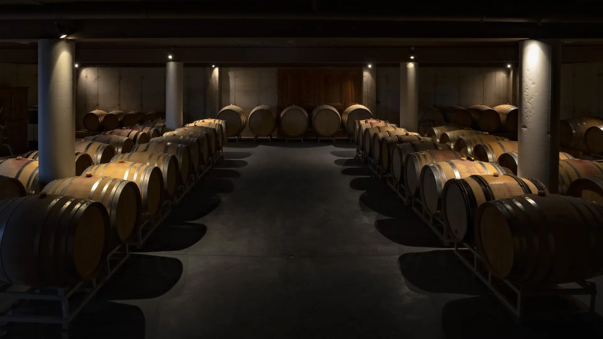 Chai à barriques -	Famille Ravoire – Châteauneuf-du-Pape