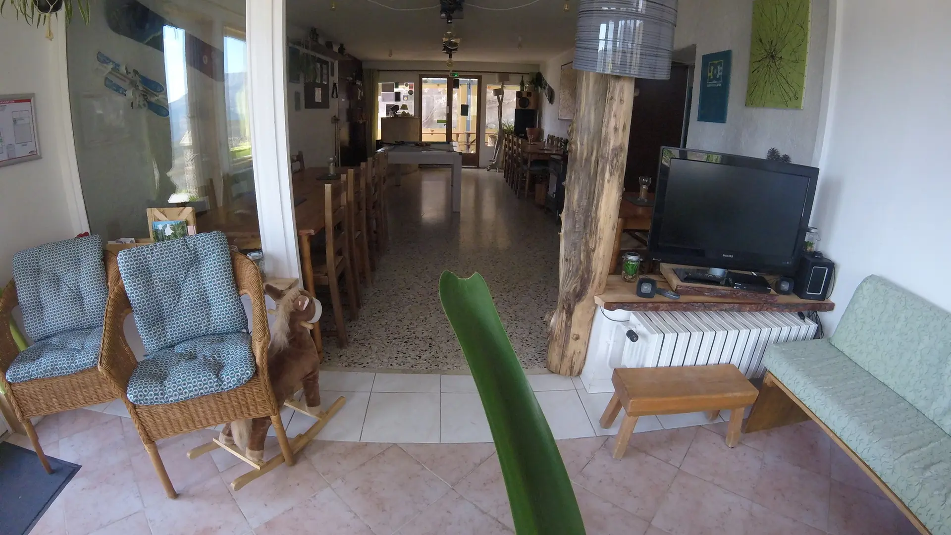 salon 2 gîte d'étape