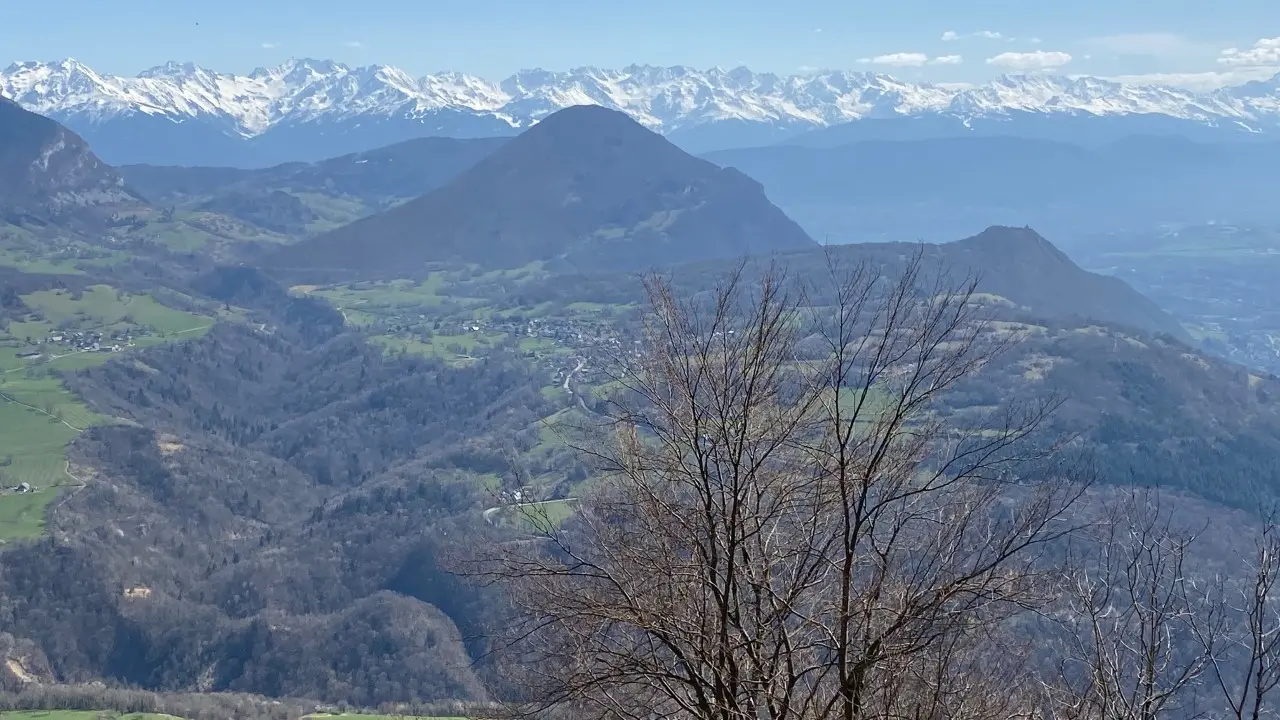Vue depuis le site archéologique