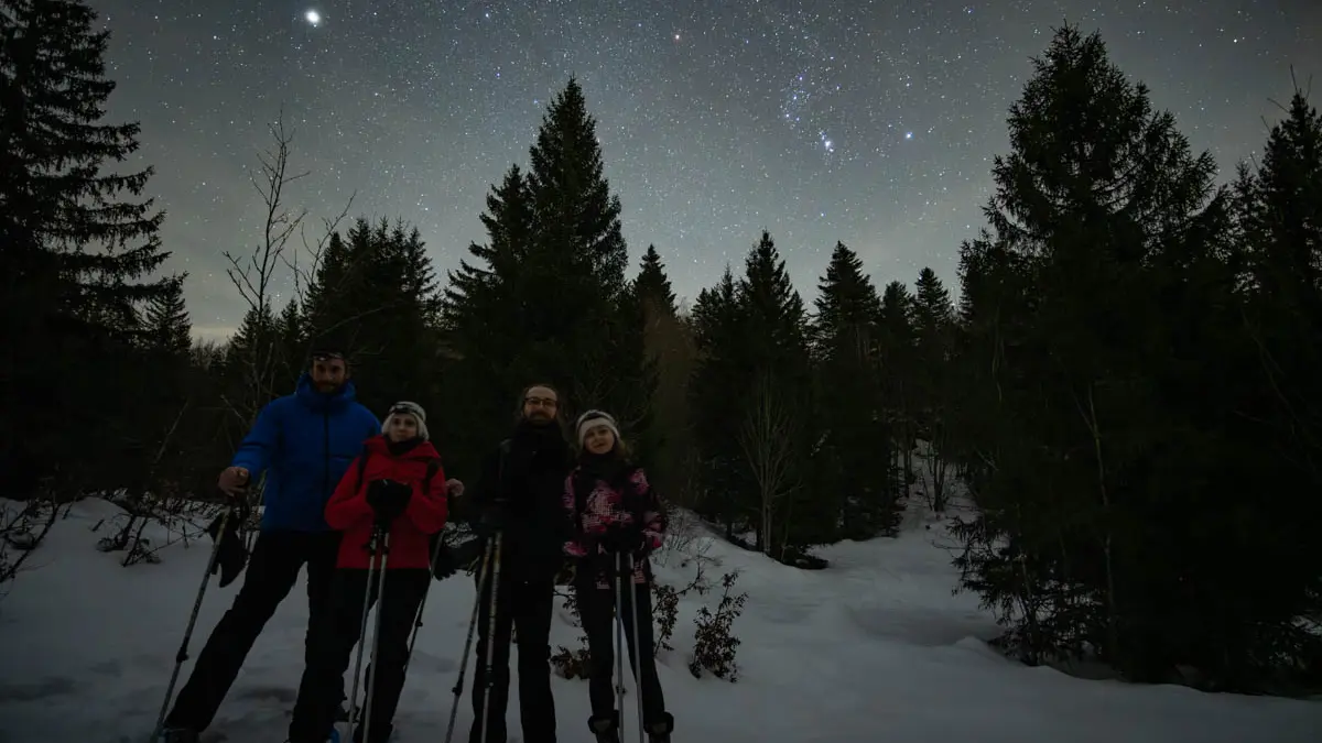 Randonnée nocturne La Féclaz
