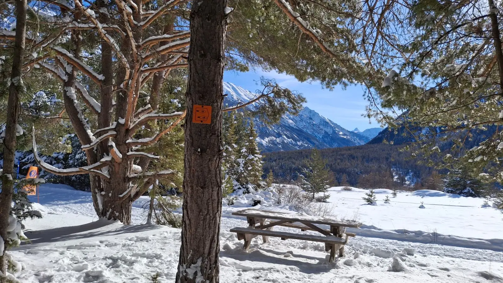Point de vue depuis l'itinéraire balisé