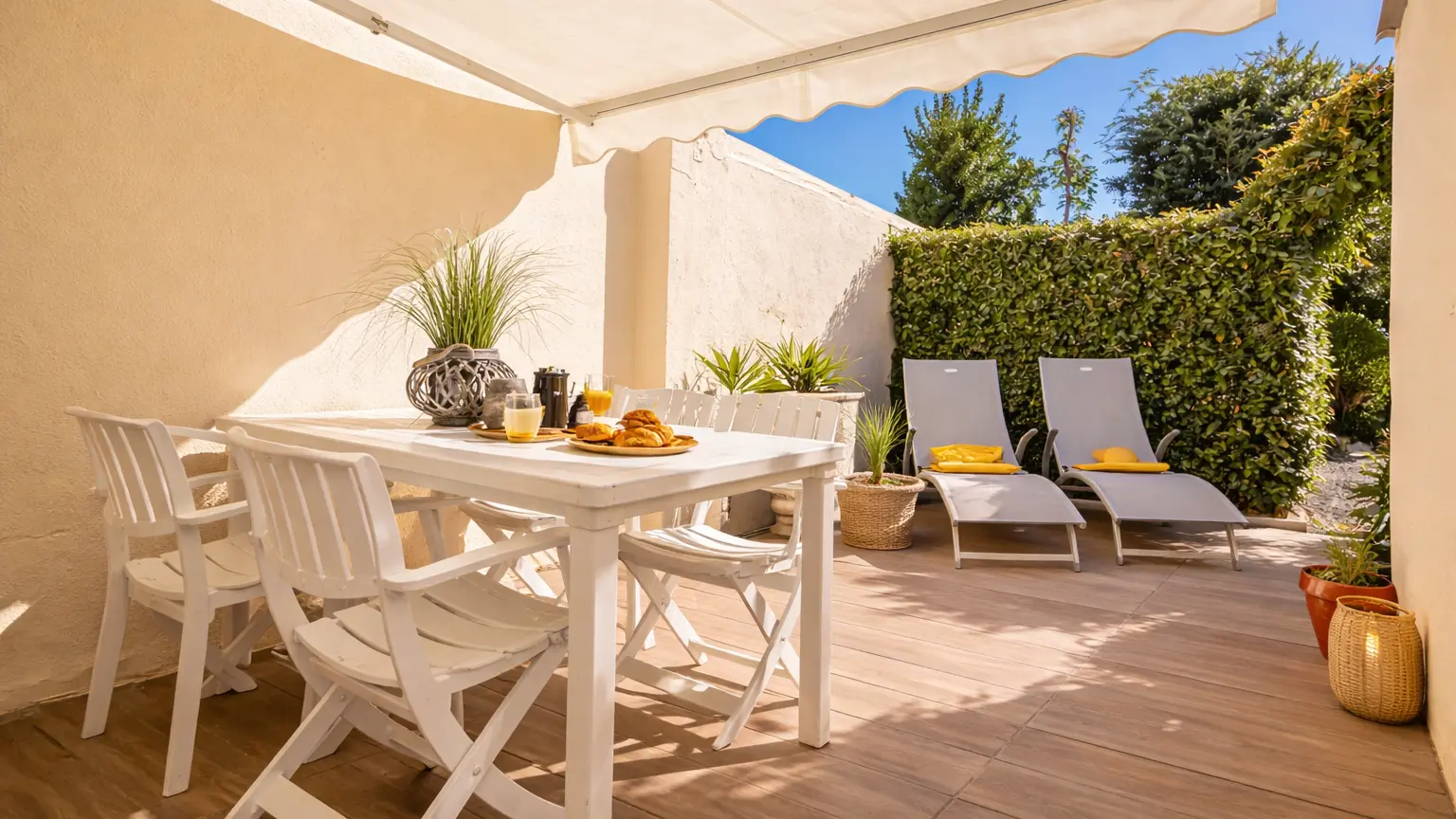 Terrasse le Mazet D'Anna