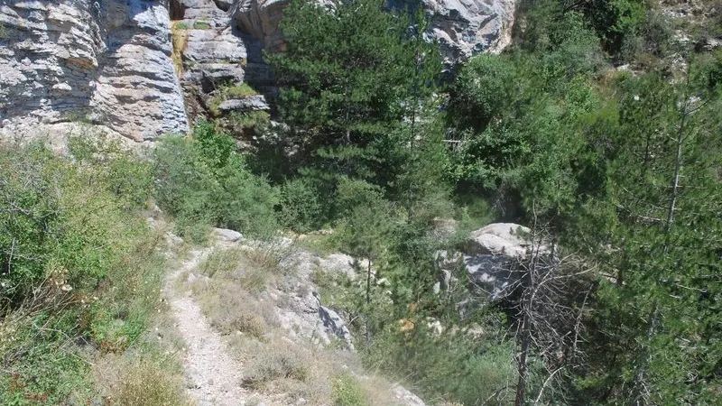 Le sentier des gorges de l'Aup