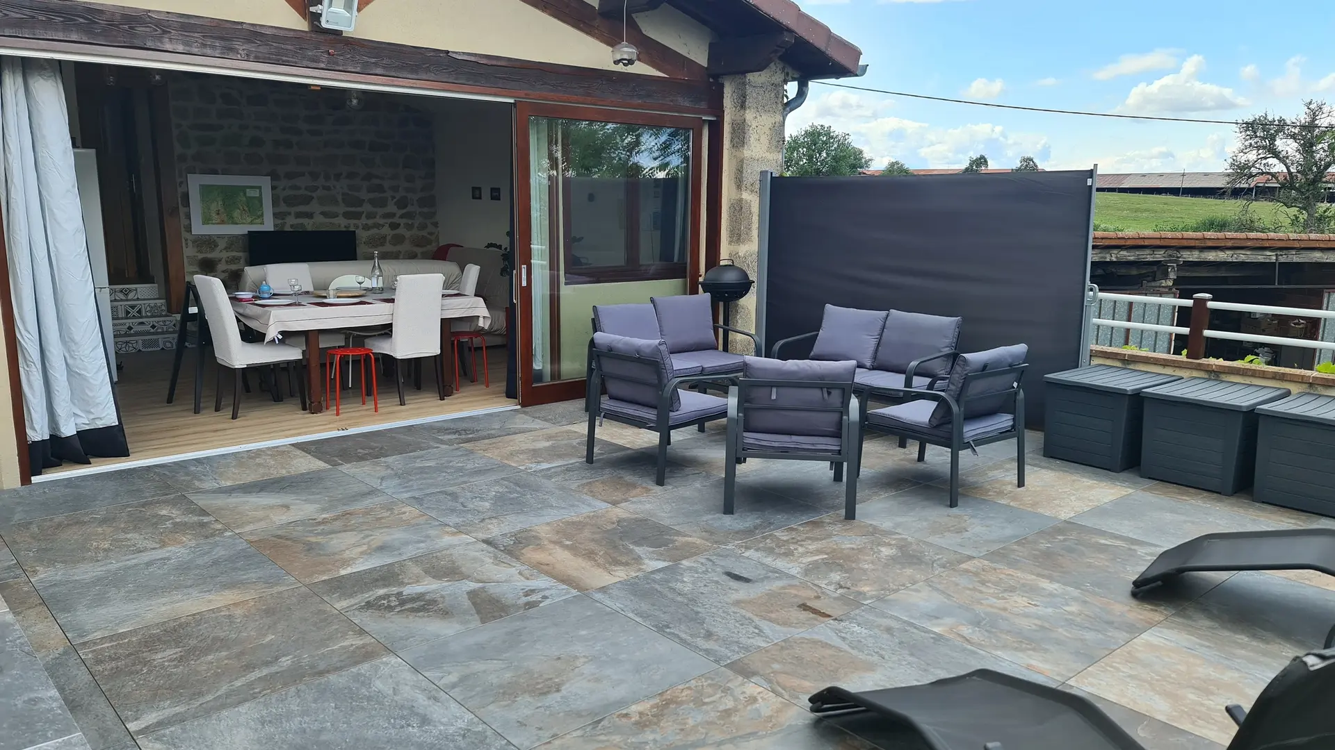 Terrasse à l'est
