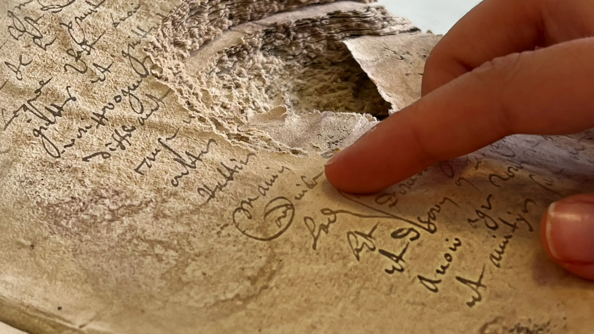 Restaurierung von Pergament