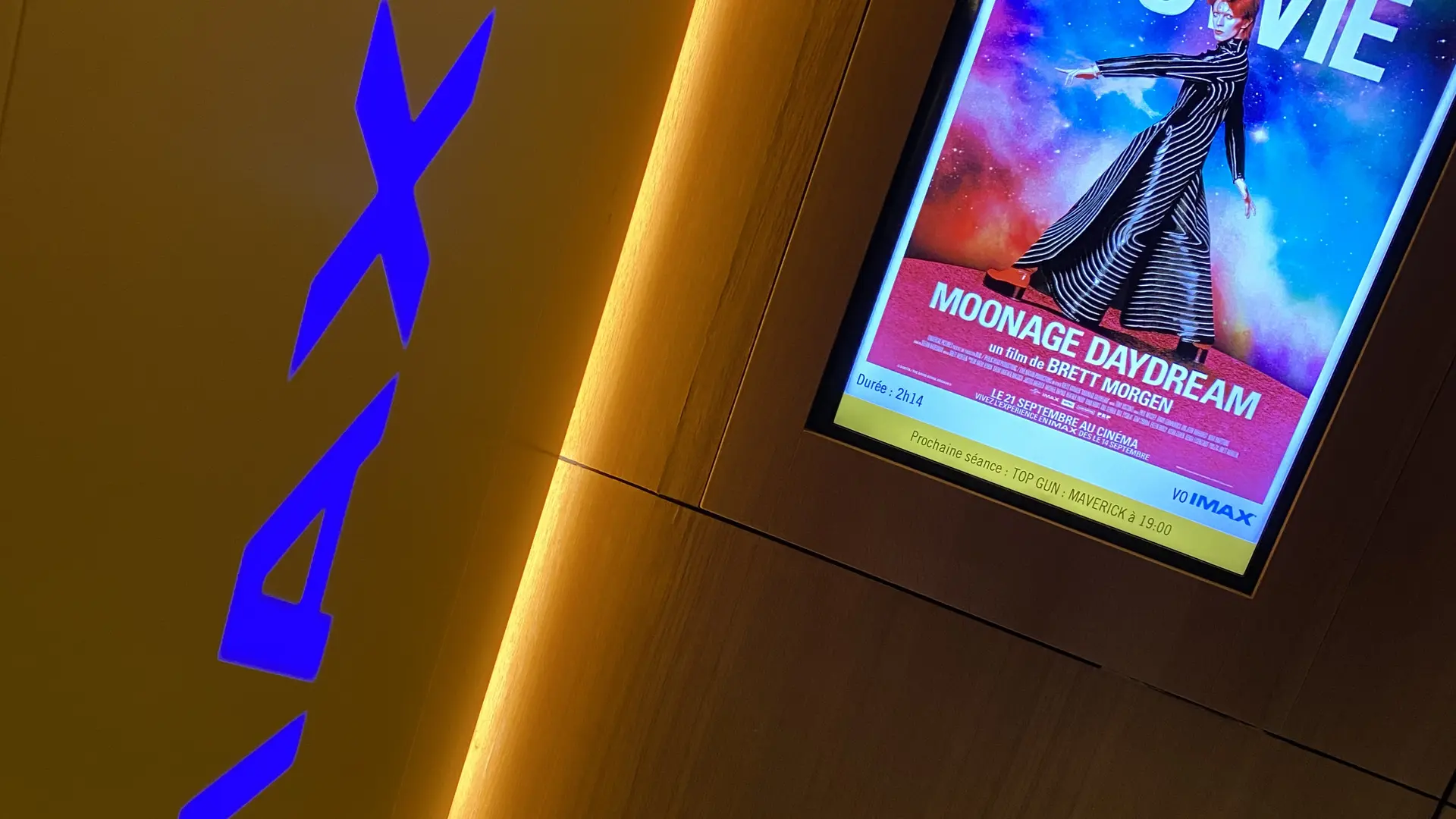 Documentaire sur David Bowie en imax (salle 5)