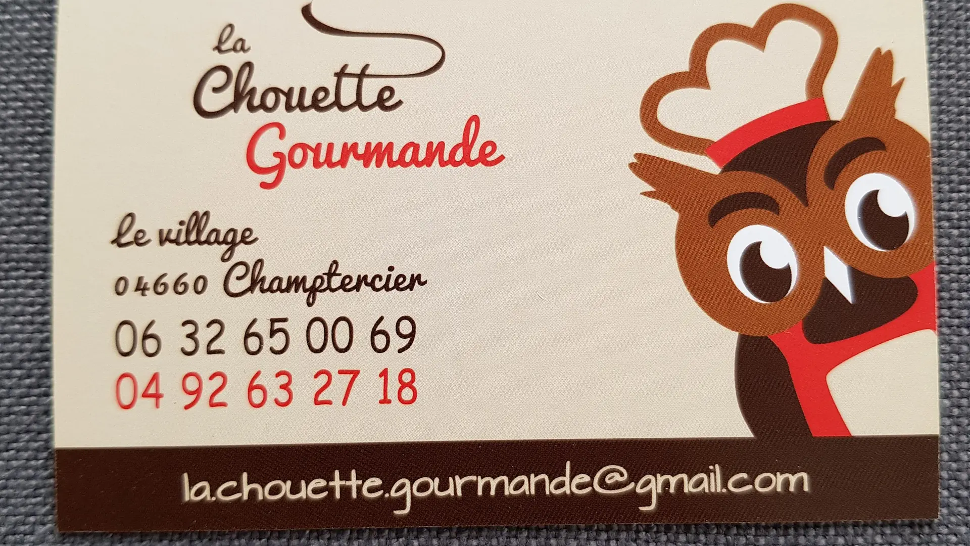 la chouette gourmande