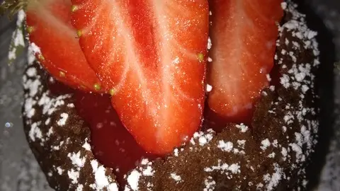 Présentation de dessert