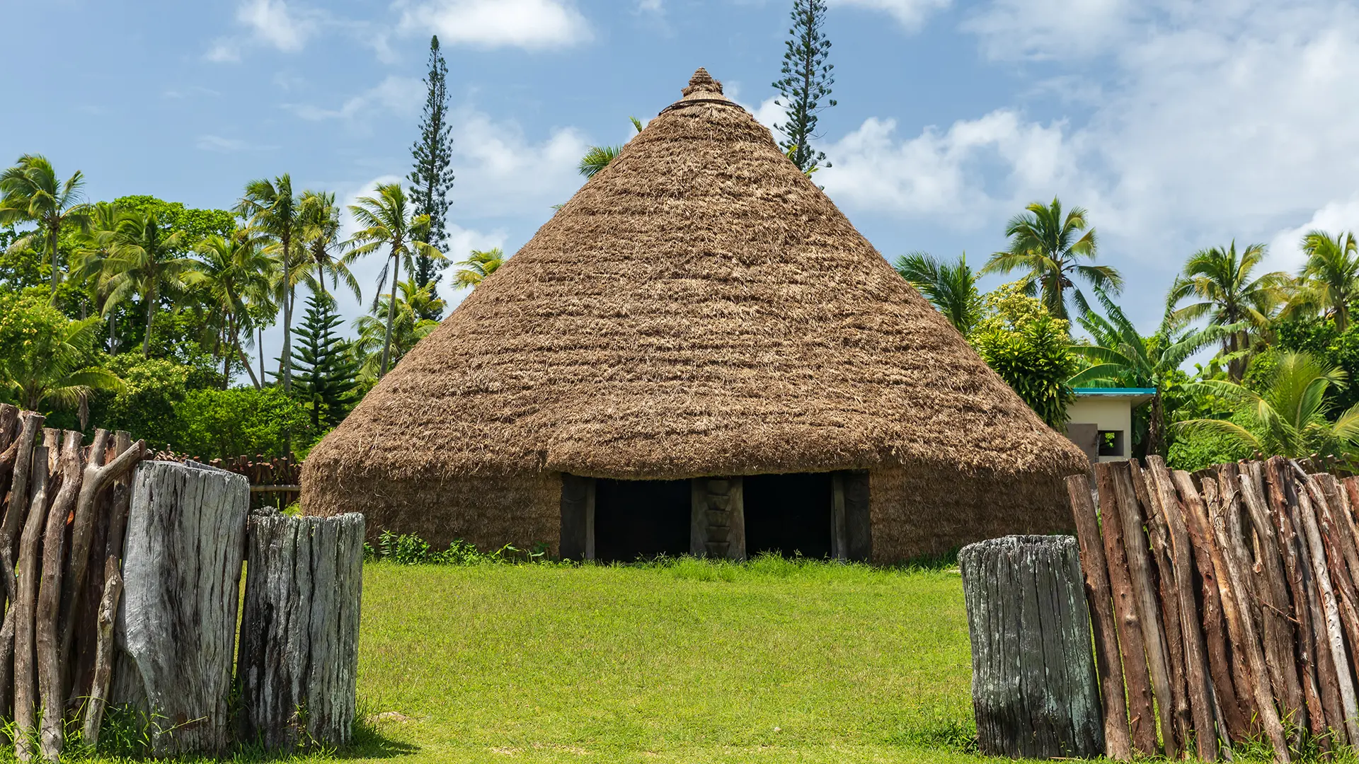 The ceremony hut