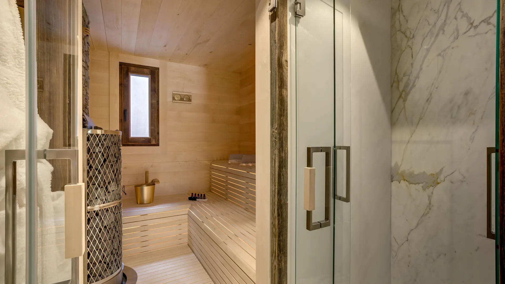 Sauna chalet Saphir