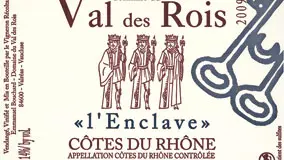 Etiquette bouteille Val des Rois