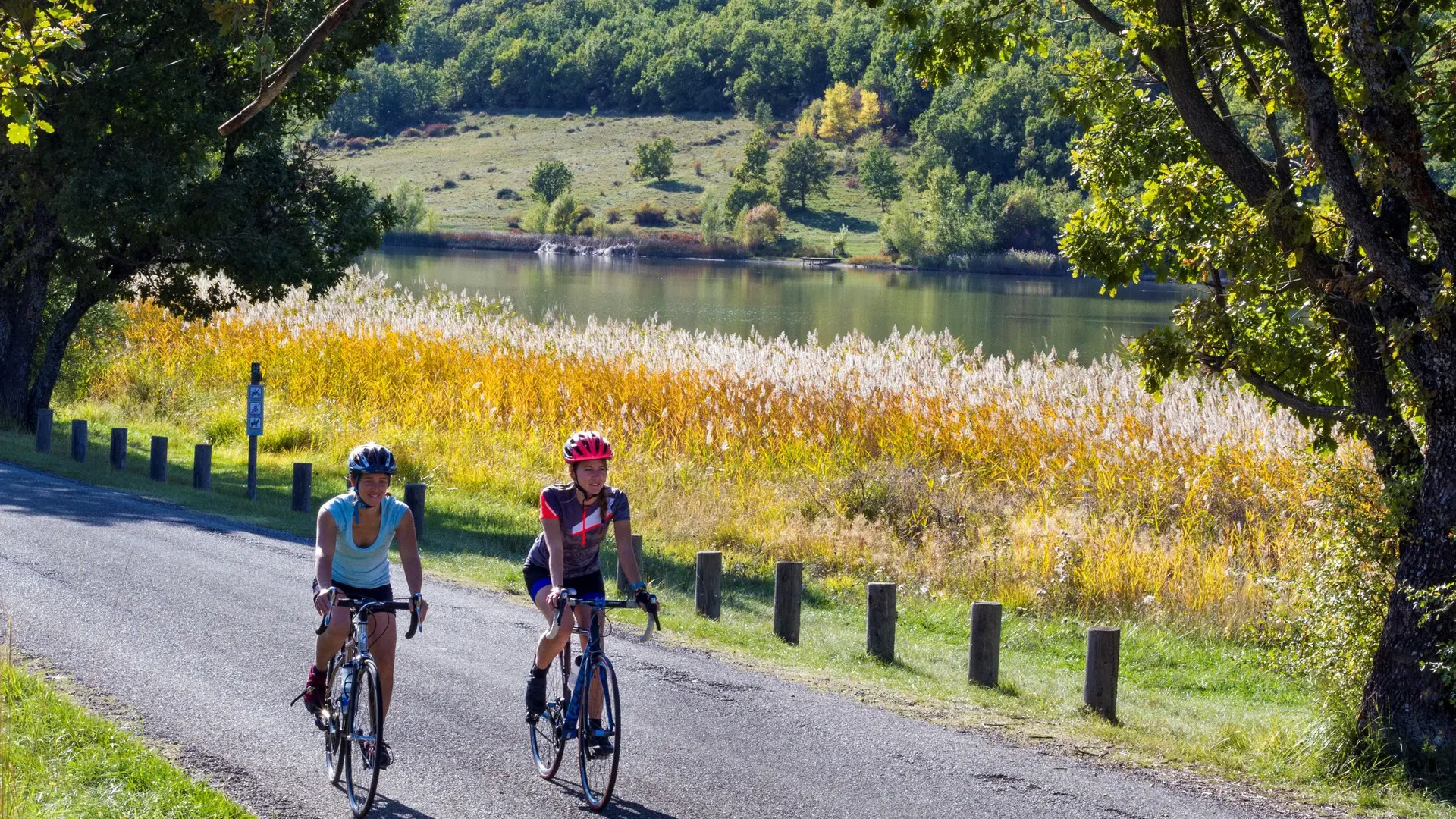 Sur les rives du lac de Mison