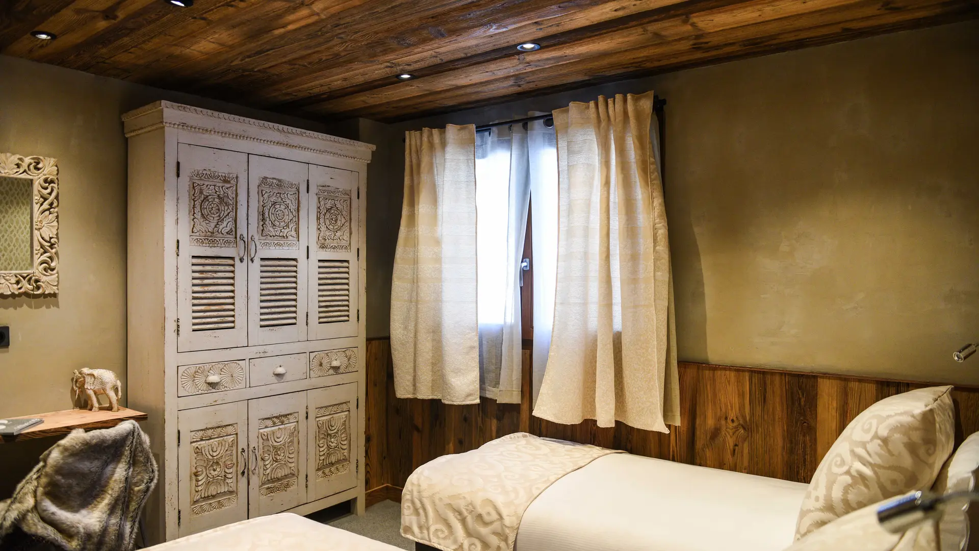 chalet la ferme d'Estelle chambre twin