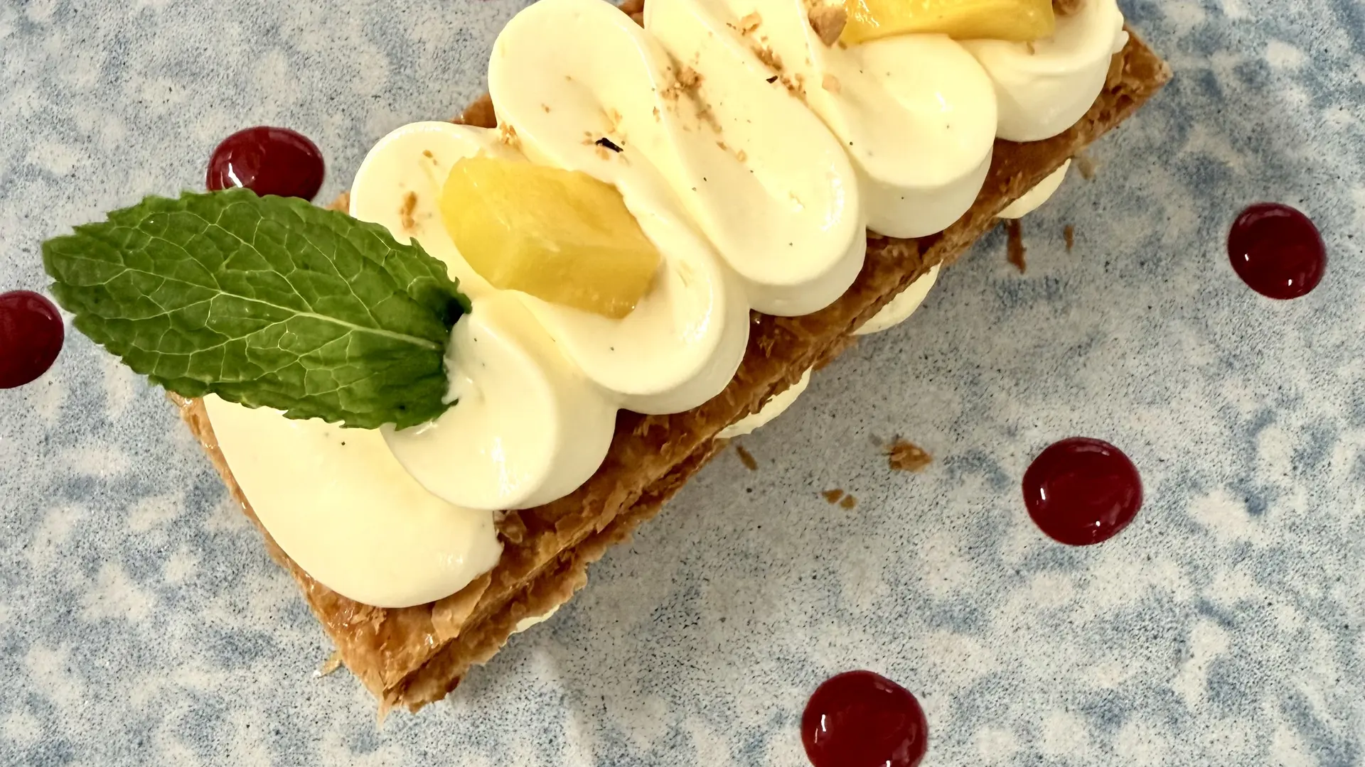 Mille-feuilles praliné