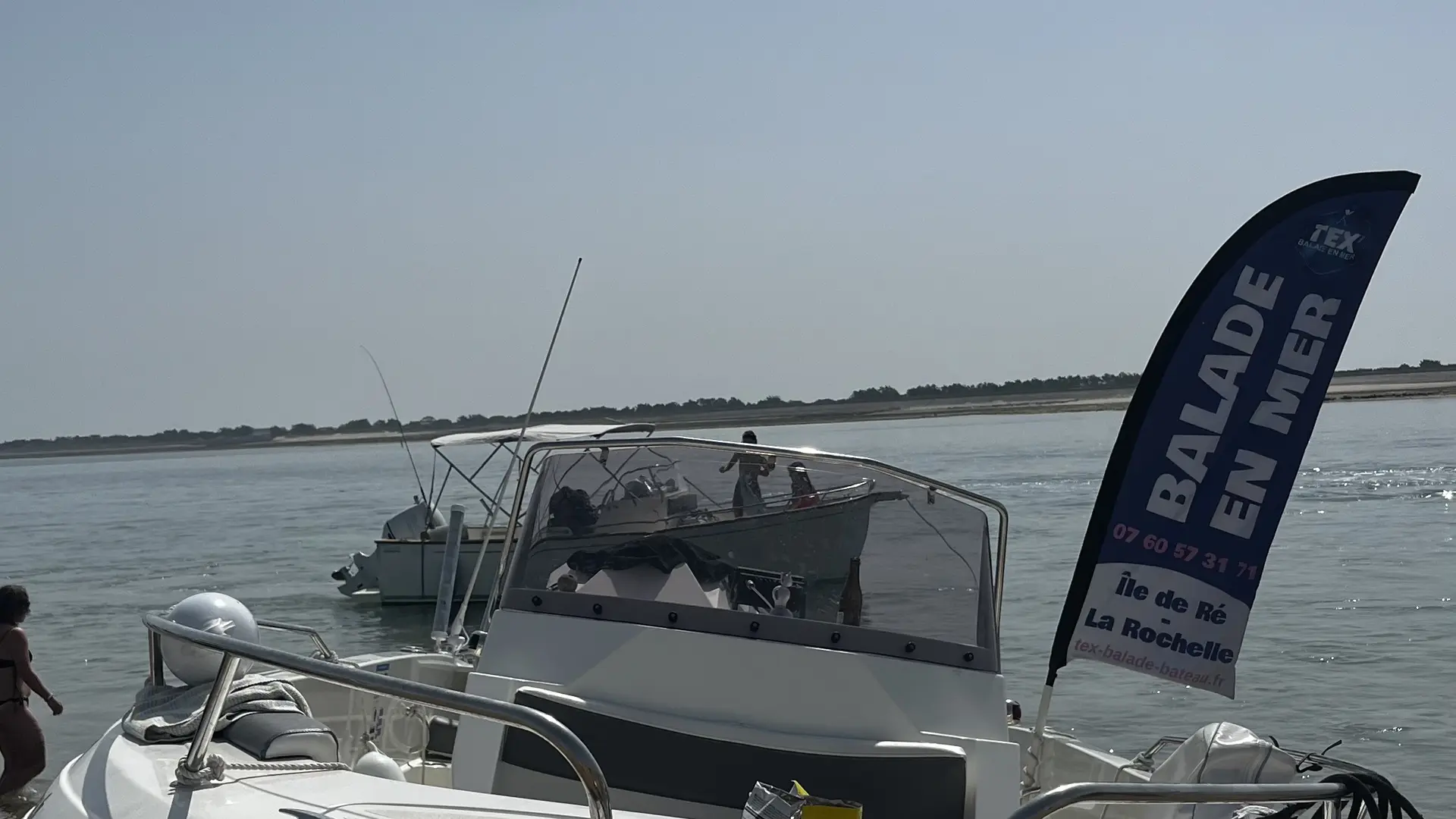Balade en mer au banc du Bûcheron