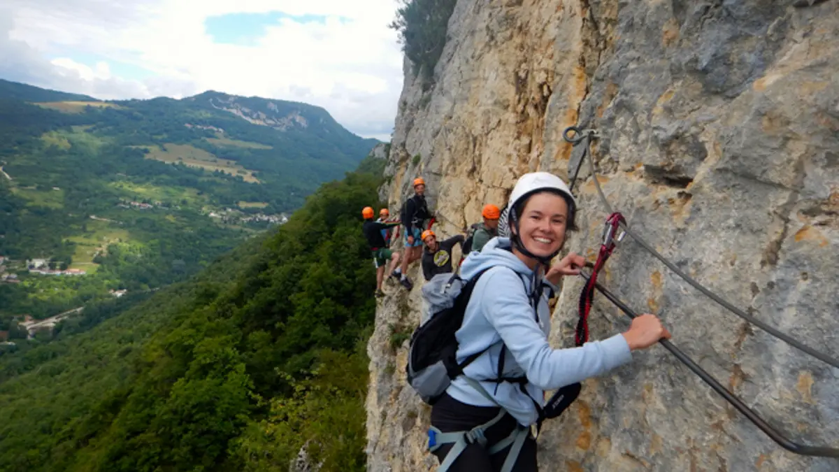 Via Ferrata dans le Jura à Vouglans, Fort l'Ecluse et Morez