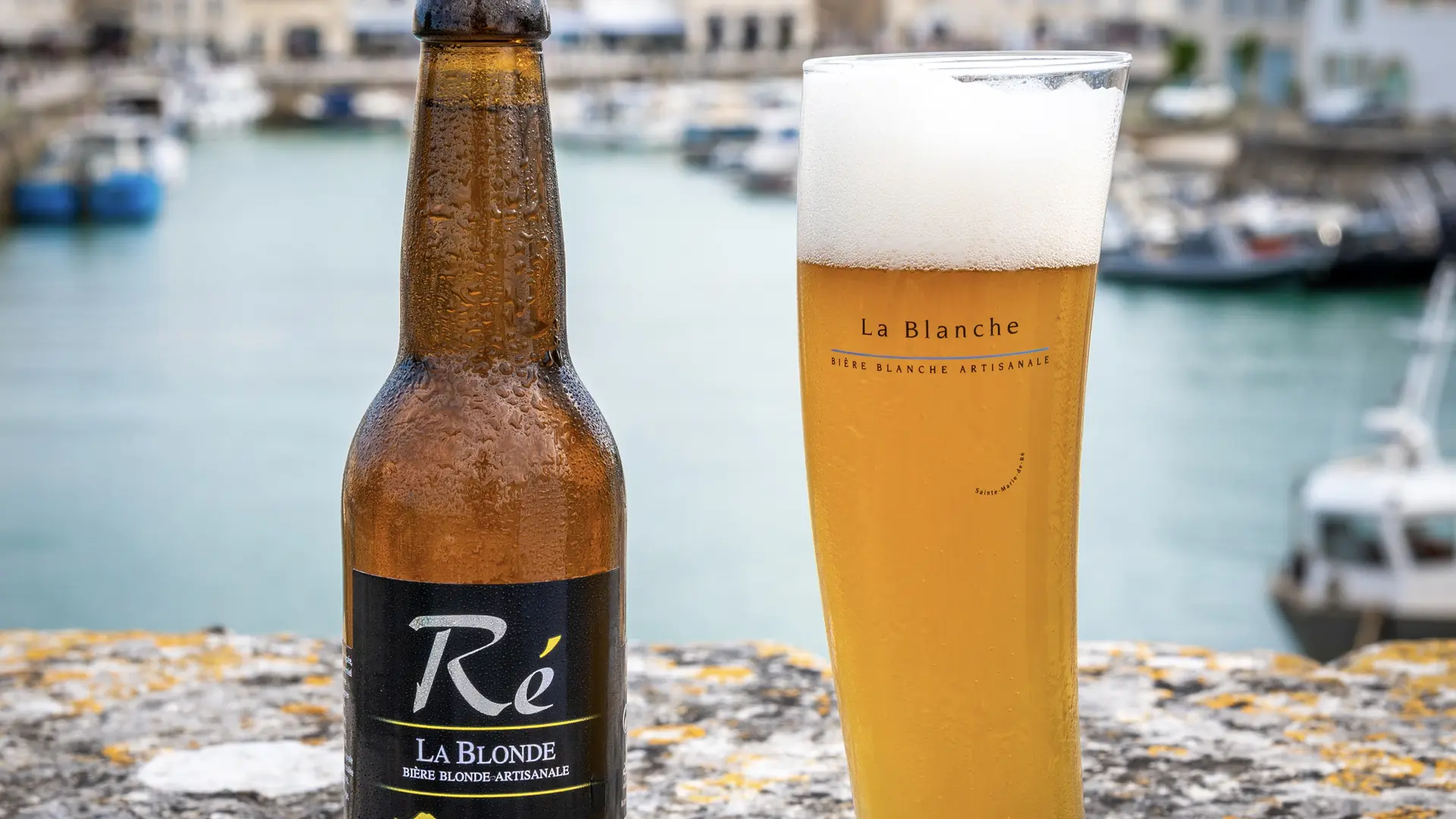 Organic blonde beer from Bières de Ré