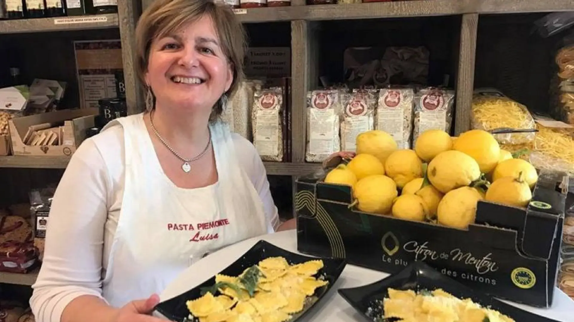 Luisa et ses ravioles au citron