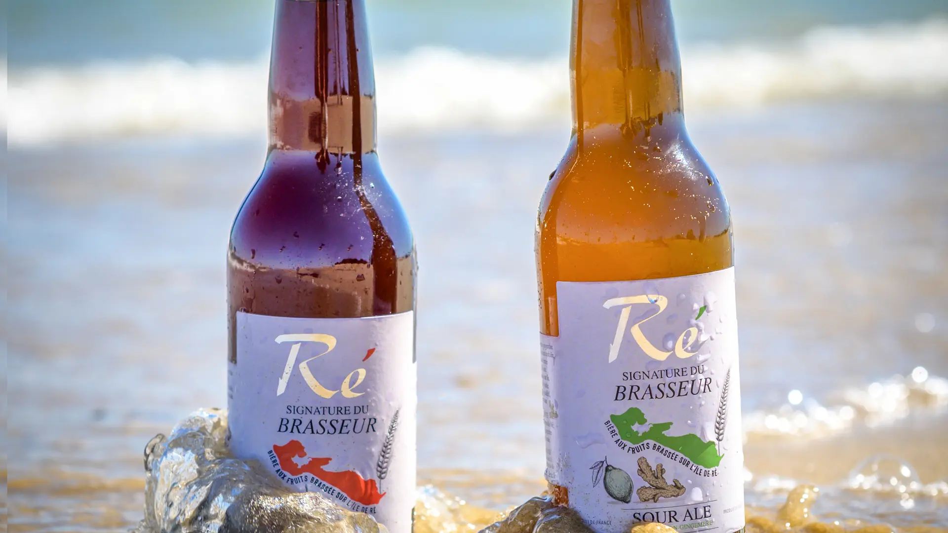 Signatures du brasseur des Bières de Ré