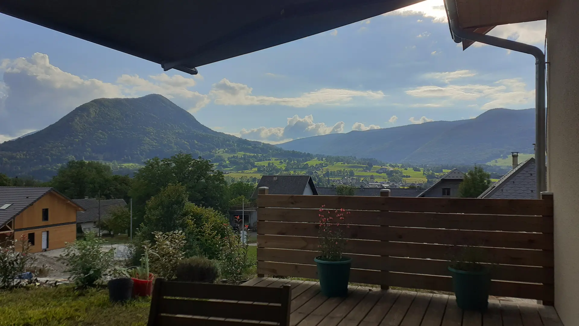 Vue depuis la terrasse