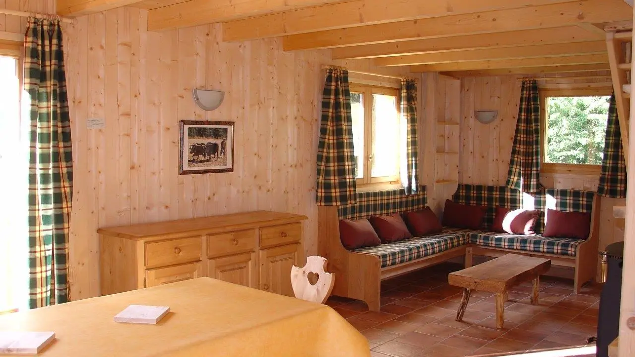 Chalet Mandallaz, pièce à vivre