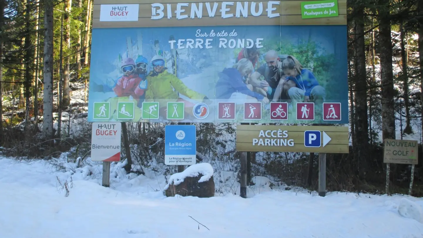 Site de Terre Ronde pour ski de descente et raquettes + luge
