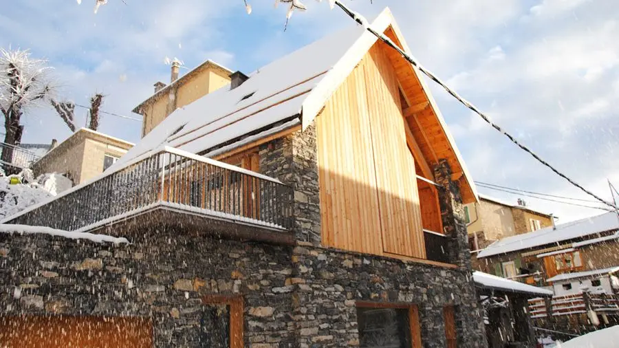 Gîte La Grange du Lavoir-Gîte façade arrière-Venanson-Gîtes de France des Alpes-Maritimes