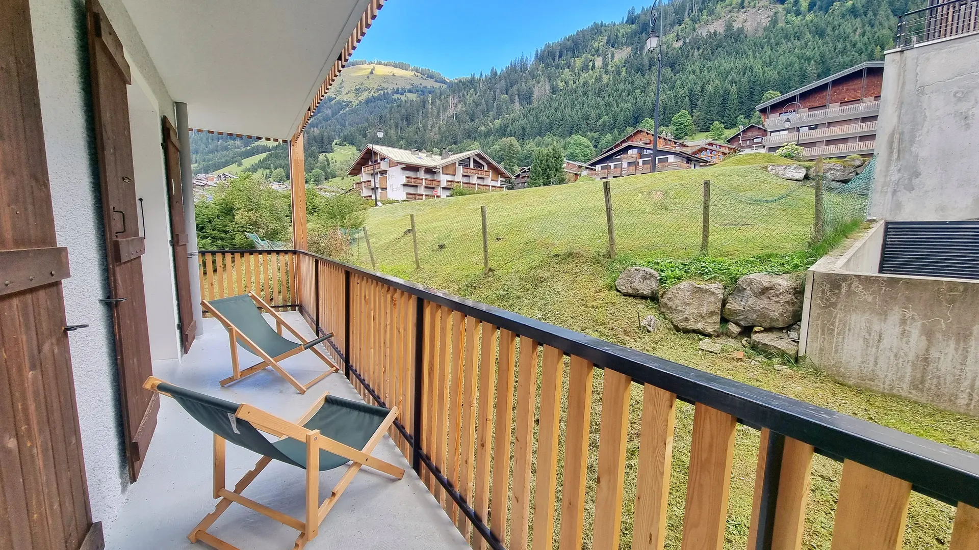 Vue été depuis le balcon