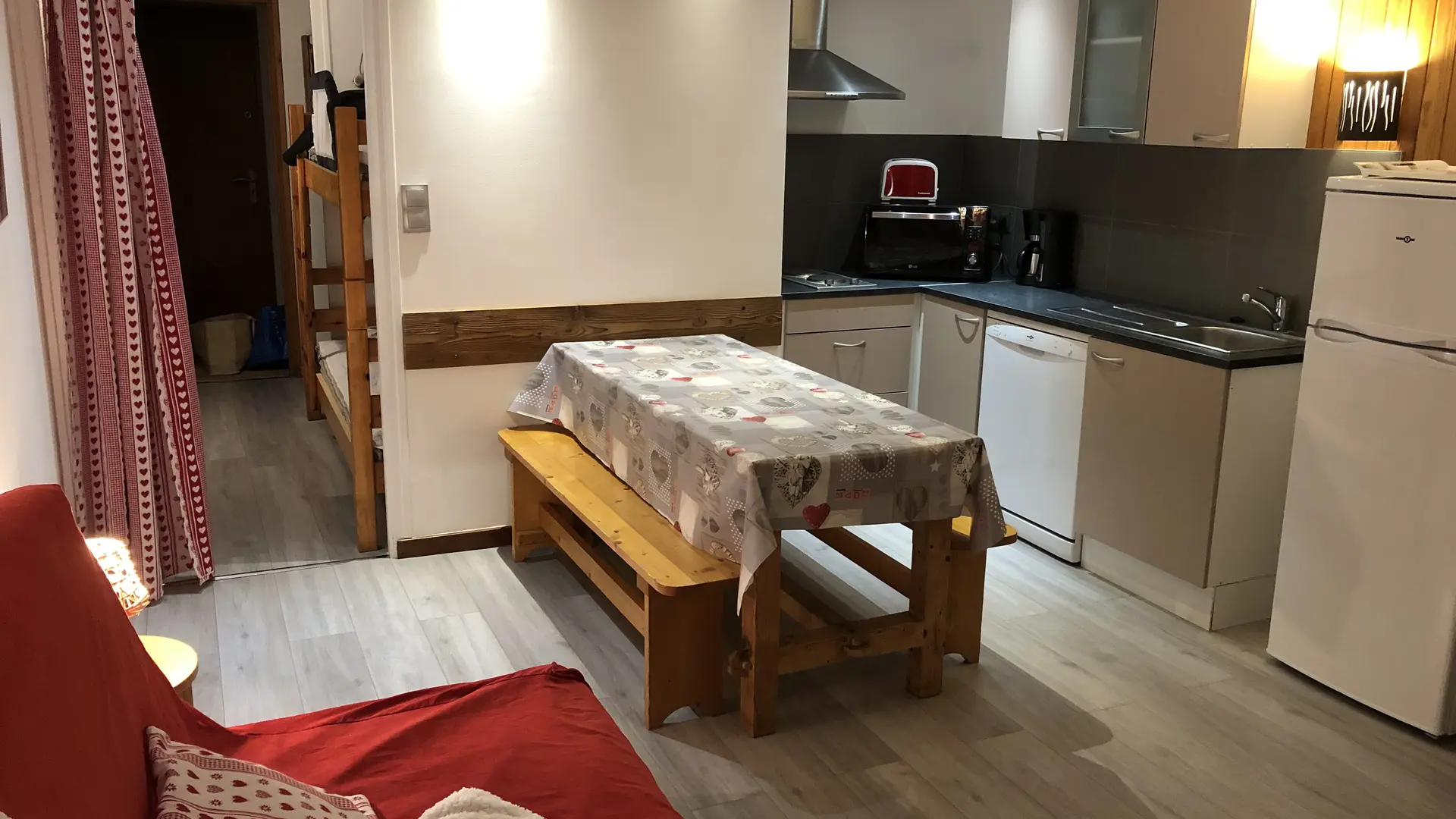 Coin cuisine et salon
